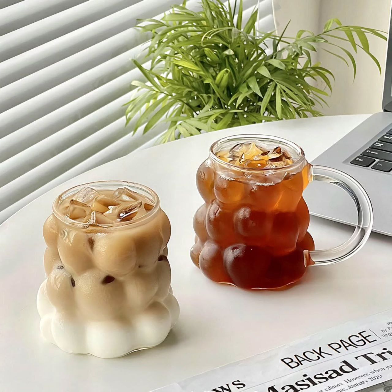 لیوان اسموتی bubble