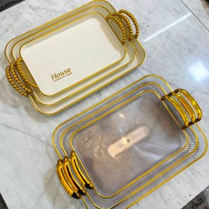 سینی اکرولیک سه عددی